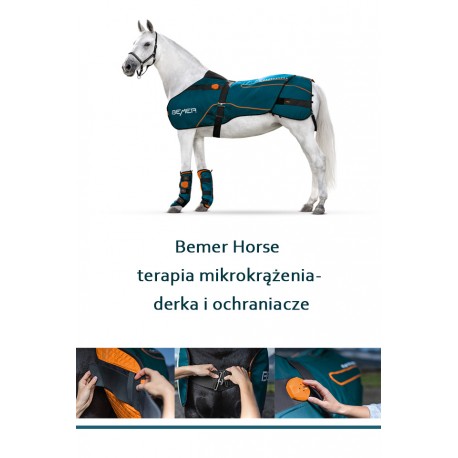 Bemer Horse terapia mikrokrążenia- derka i ochraniacze 