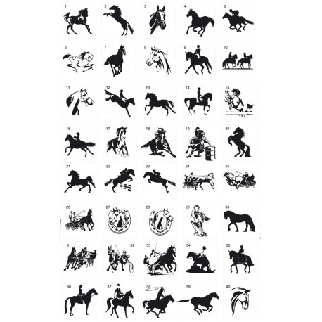 Naklejka wycinana różne wzory