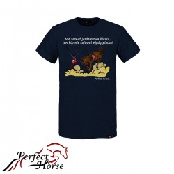 Męski t-shirt "Skaczemy?" z serii "Cartoon II" Perfect Horse