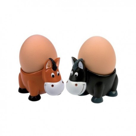 Podstawki pod jajka w kształcie koni Happy Ross