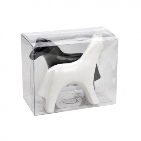 Solniczka i pieprzniczka w kształcie konia Happy Ross