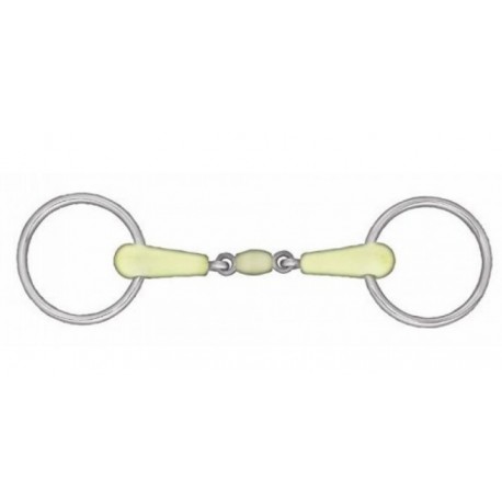 Wędzidło smakowe podwójnie łamane Horze