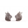 Kolczyki srebrne sztyfty - " końskie głowy  nr 2" PBA Wróbel