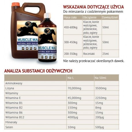 Witamina B i Witamina E z selenem "MUSCLE MAX" Foran