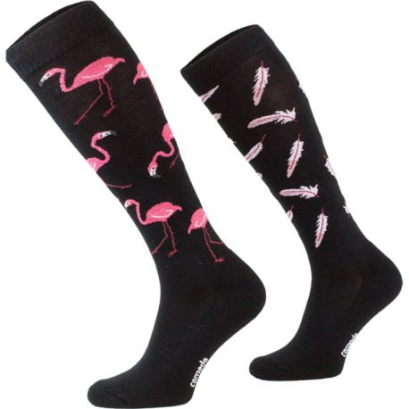 Podkolanówki "Flamingi " Comodo