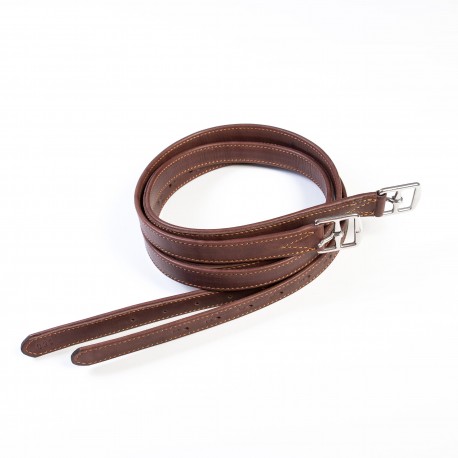 Brązowe Ppuśliska taśmowe "Exclusive" Daw-Mag 