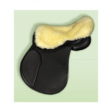 Naturalne futerko na siodło Mustang
