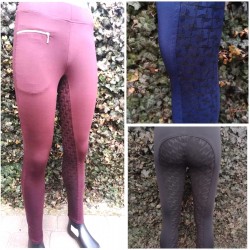 Bryczesy letnie z pełnym lejem silikonowym Nowak Center