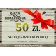 Karta podarunkowa 50 zł