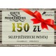 Karta podarunkowa 150 zł "Patataj"