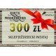 Karta podarunkowa 300 zł