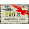 Karta podarunkowa 400 zł "Patataj"